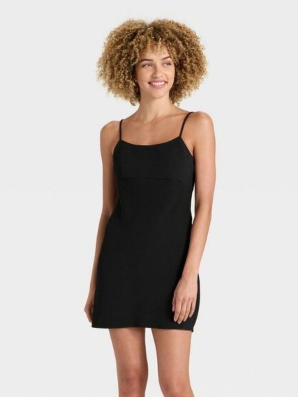 A New Day Crepe Slip Mini Dress XL New